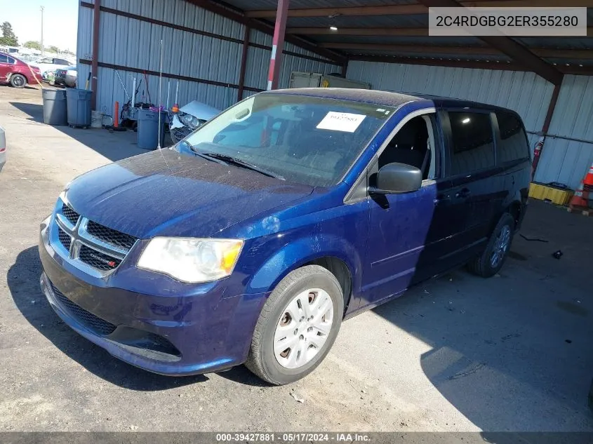 2014 Dodge Grand Caravan Se VIN: 2C4RDGBG2ER355280 Lot: 39427881