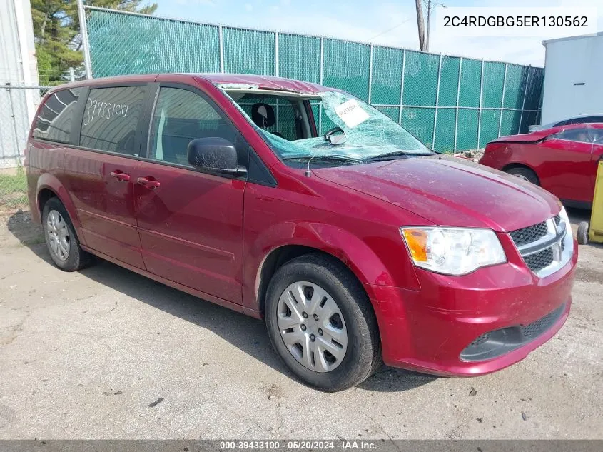 2C4RDGBG5ER130562 2014 Dodge Grand Caravan Se