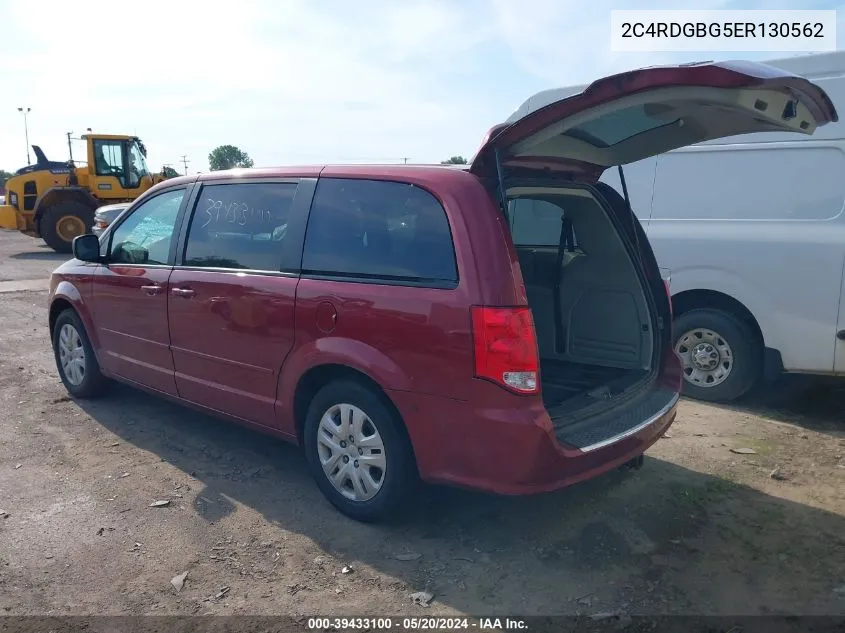 2C4RDGBG5ER130562 2014 Dodge Grand Caravan Se