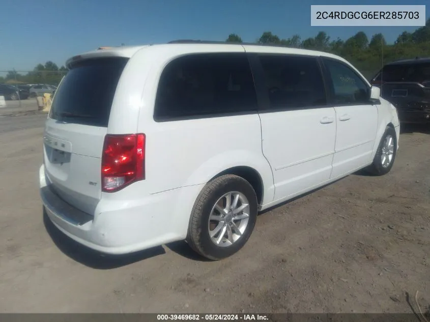 2014 Dodge Grand Caravan Sxt VIN: 2C4RDGCG6ER285703 Lot: 39469682