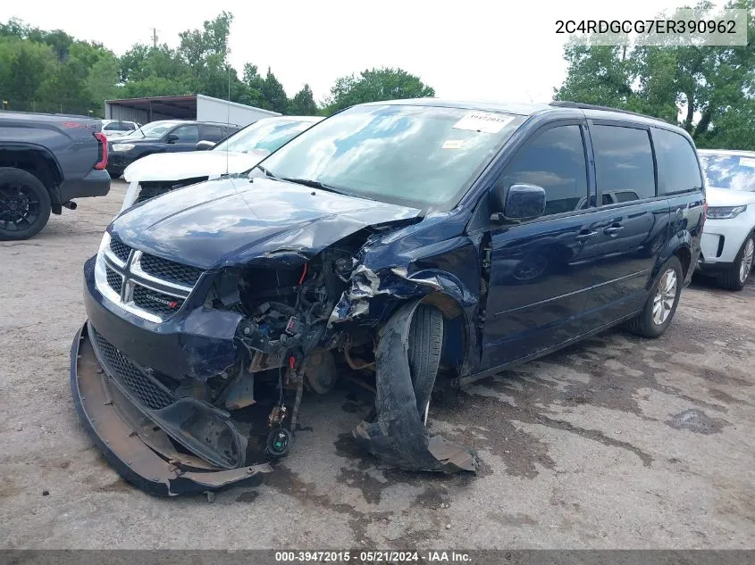 2C4RDGCG7ER390962 2014 Dodge Grand Caravan Sxt