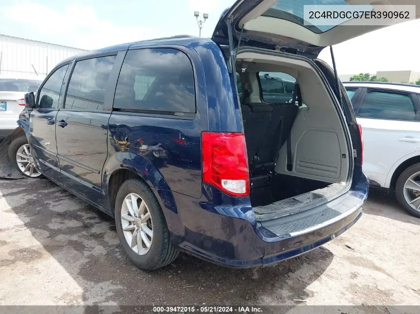 2C4RDGCG7ER390962 2014 Dodge Grand Caravan Sxt