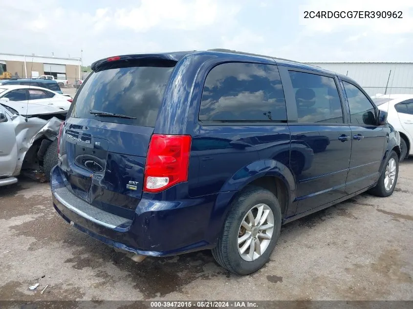 2C4RDGCG7ER390962 2014 Dodge Grand Caravan Sxt