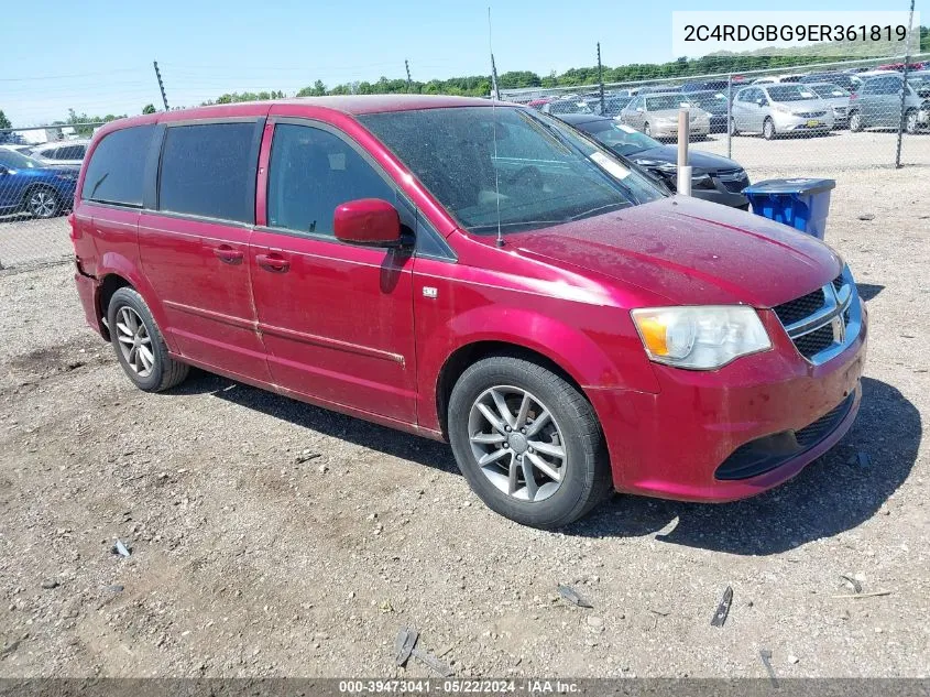 2C4RDGBG9ER361819 2014 Dodge Grand Caravan Se 30Th Anniversary