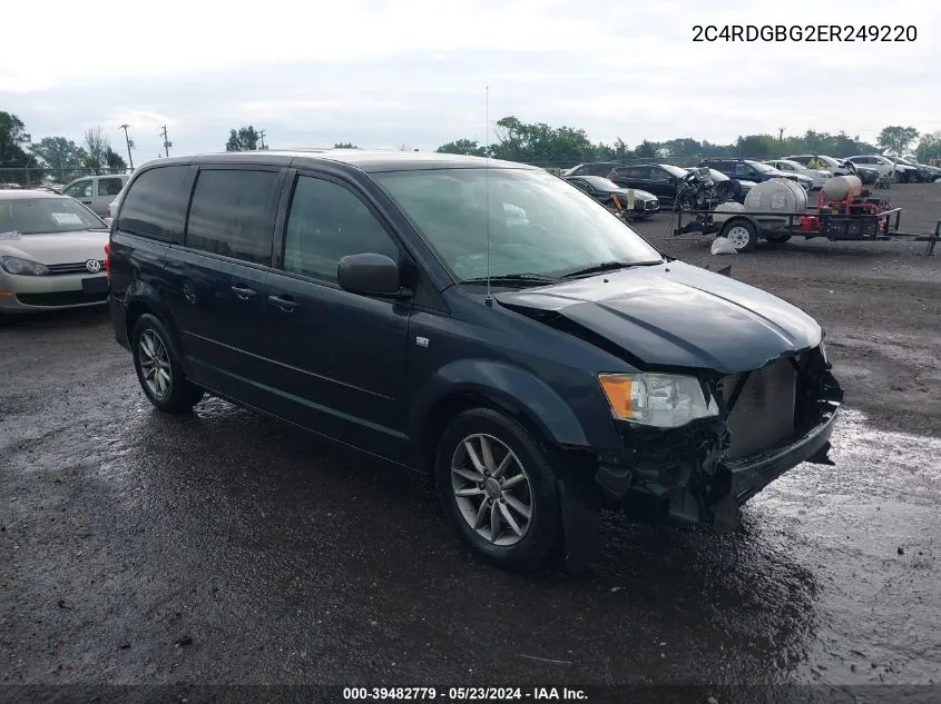 2C4RDGBG2ER249220 2014 Dodge Grand Caravan Se 30Th Anniversary