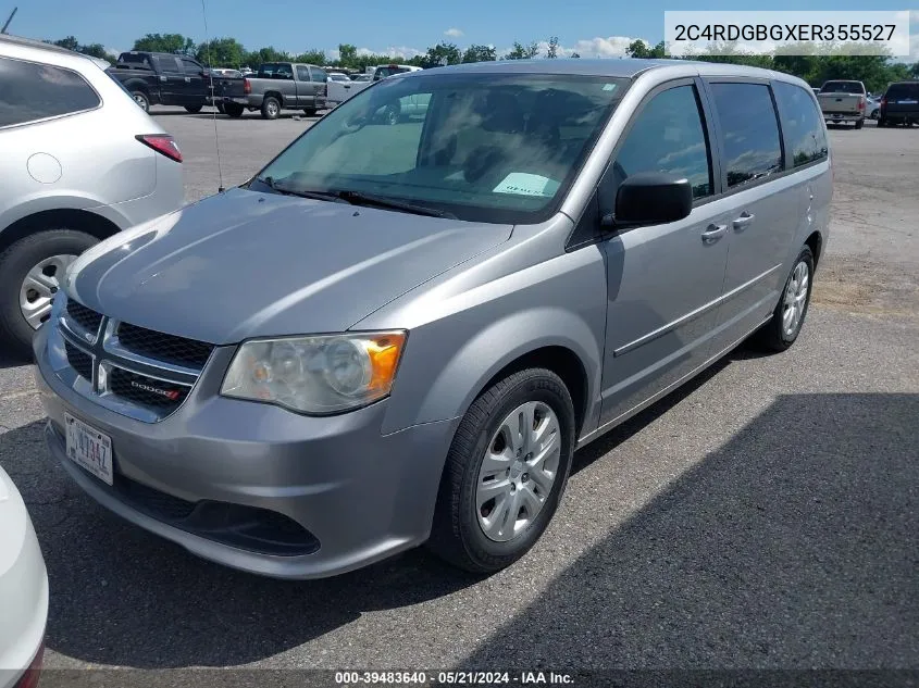 2014 Dodge Grand Caravan Se VIN: 2C4RDGBGXER355527 Lot: 39483640