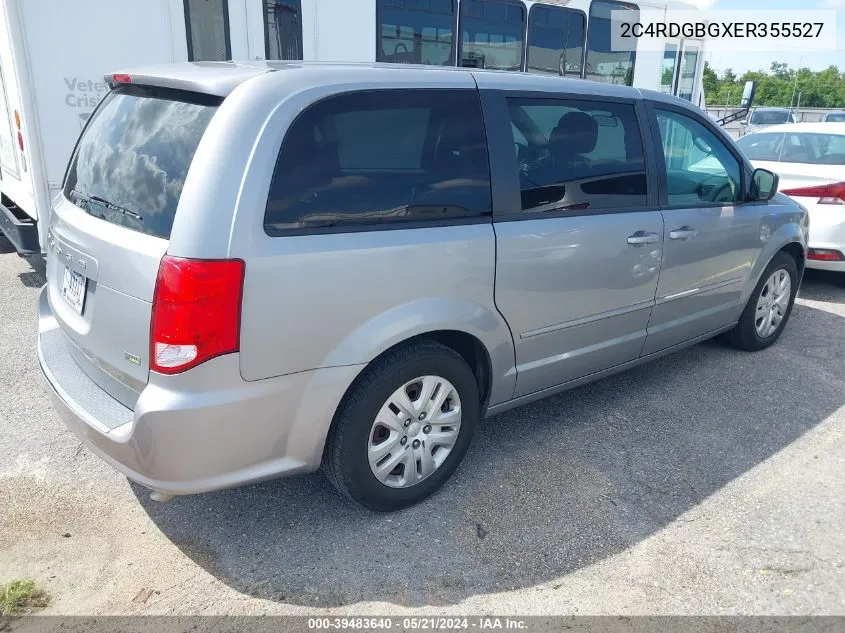 2014 Dodge Grand Caravan Se VIN: 2C4RDGBGXER355527 Lot: 39483640