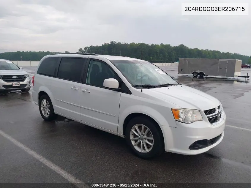 2C4RDGCG3ER206715 2014 Dodge Grand Caravan Sxt