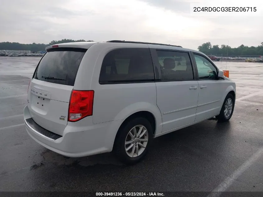 2C4RDGCG3ER206715 2014 Dodge Grand Caravan Sxt