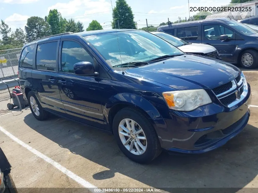 2014 Dodge Grand Caravan Sxt VIN: 2C4RDGCG2ER203255 Lot: 39496150