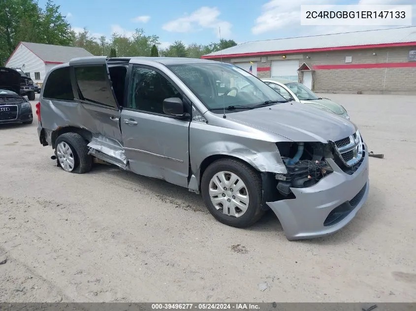 2014 Dodge Grand Caravan Se VIN: 2C4RDGBG1ER147133 Lot: 39496277