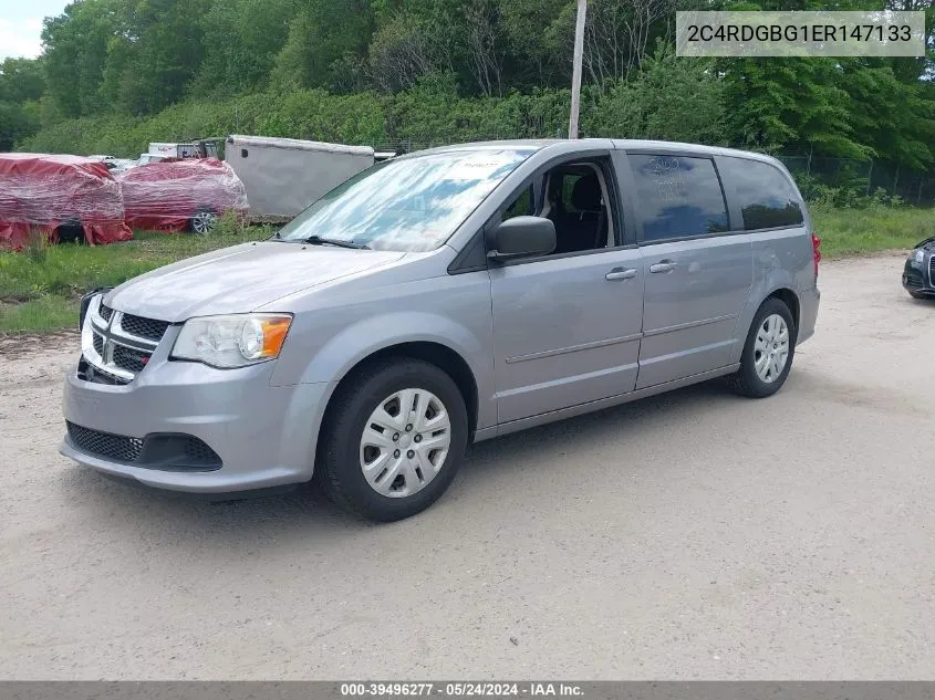 2C4RDGBG1ER147133 2014 Dodge Grand Caravan Se