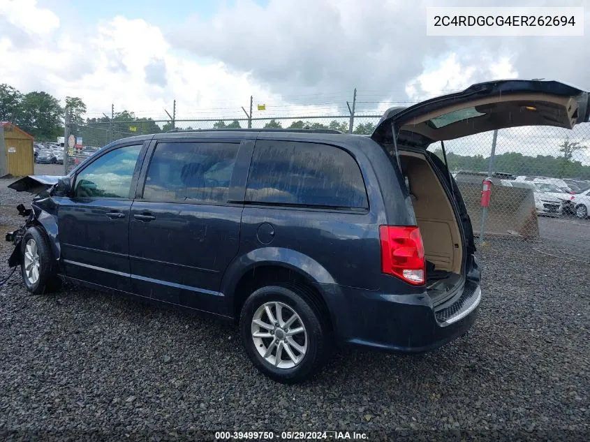 2C4RDGCG4ER262694 2014 Dodge Grand Caravan Sxt