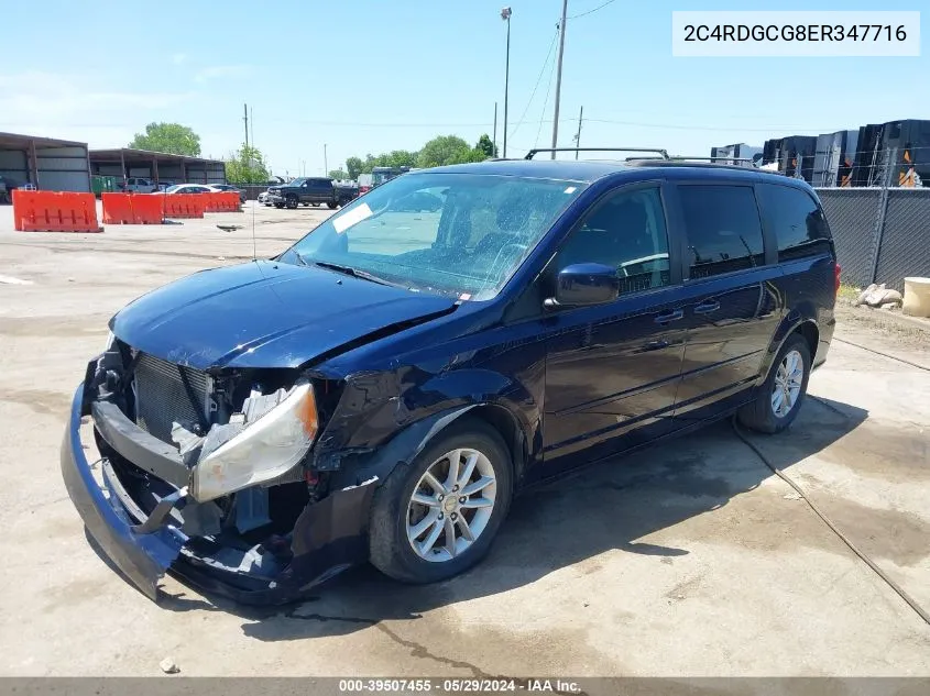 2C4RDGCG8ER347716 2014 Dodge Grand Caravan Sxt