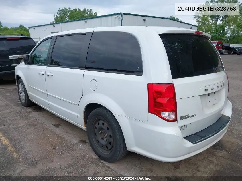 2C4RDGBG1ER323758 2014 Dodge Grand Caravan Se