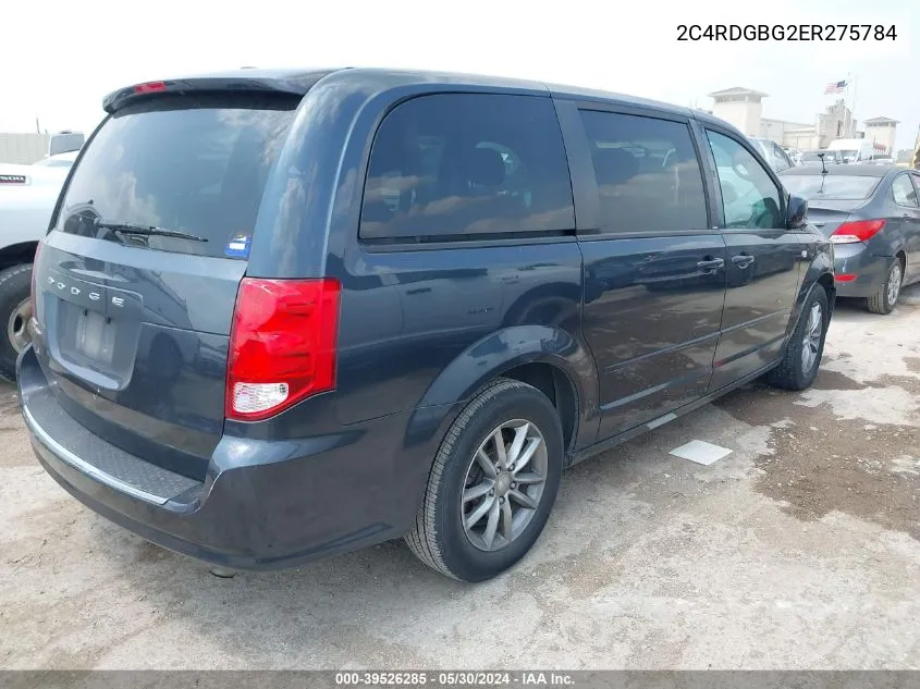 2014 Dodge Grand Caravan Se 30Th Anniversary VIN: 2C4RDGBG2ER275784 Lot: 39526285