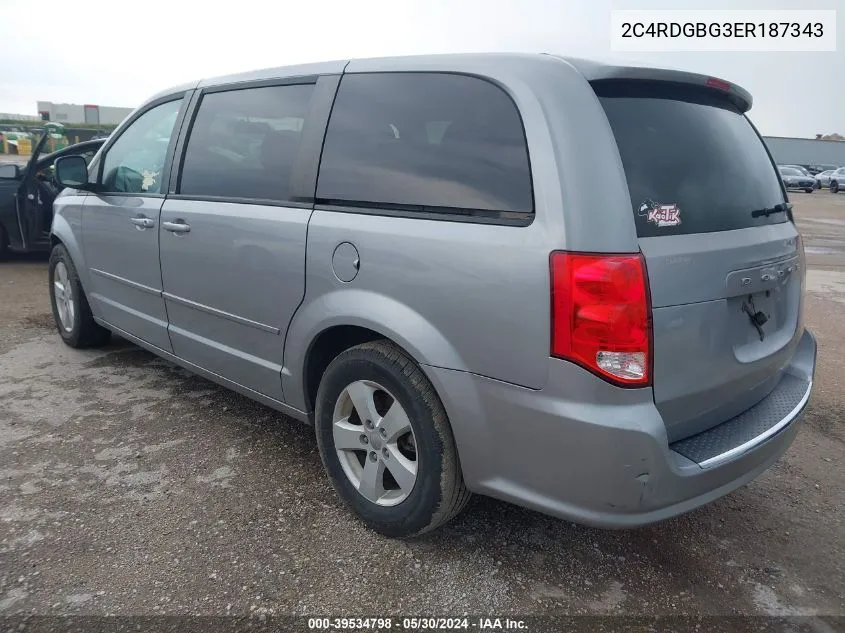 2C4RDGBG3ER187343 2014 Dodge Grand Caravan Se