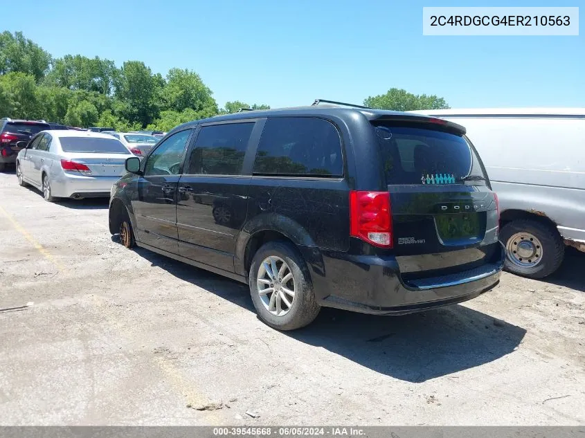 2014 Dodge Grand Caravan Sxt VIN: 2C4RDGCG4ER210563 Lot: 39545668