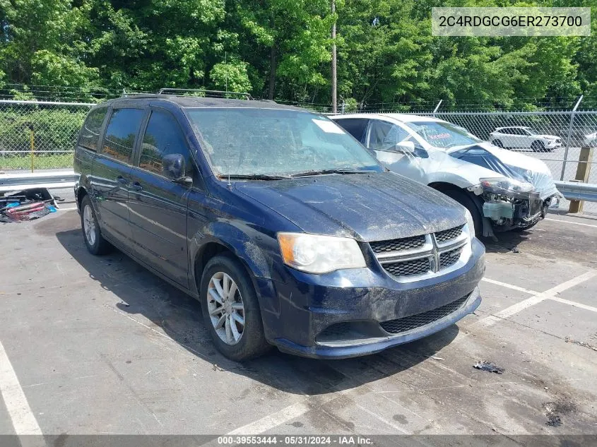 2014 Dodge Grand Caravan Sxt VIN: 2C4RDGCG6ER273700 Lot: 39553444