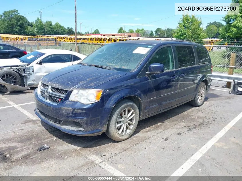 2C4RDGCG6ER273700 2014 Dodge Grand Caravan Sxt