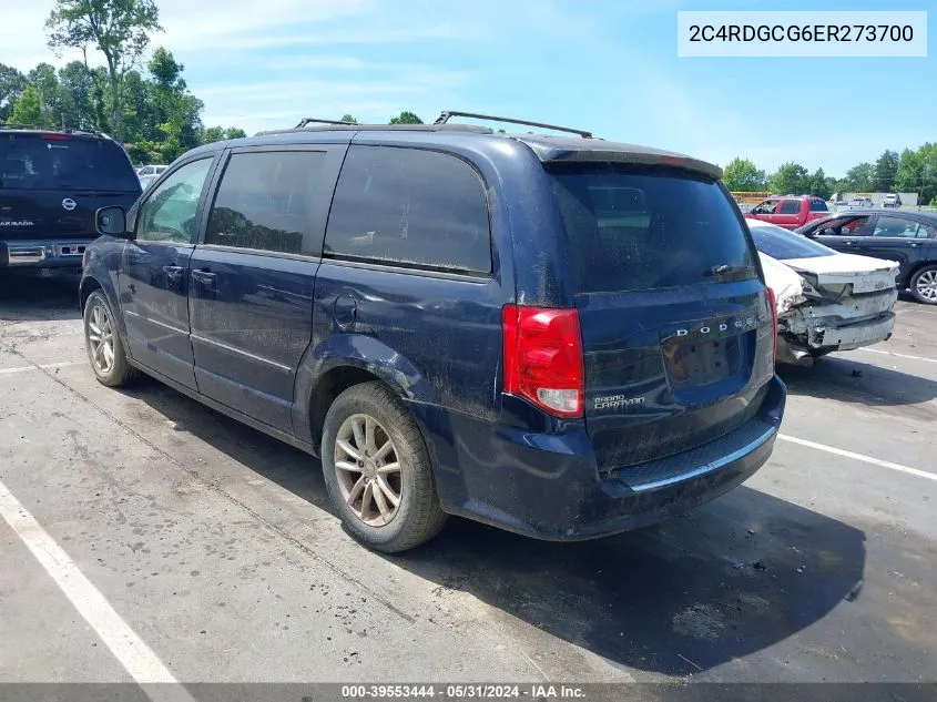 2C4RDGCG6ER273700 2014 Dodge Grand Caravan Sxt