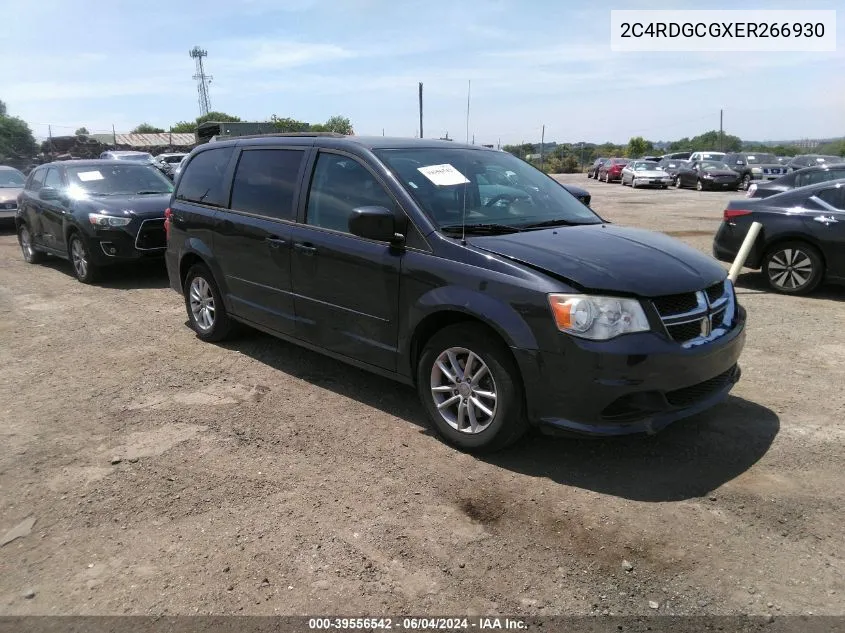 2014 Dodge Grand Caravan Sxt VIN: 2C4RDGCGXER266930 Lot: 39556542