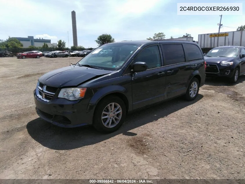 2014 Dodge Grand Caravan Sxt VIN: 2C4RDGCGXER266930 Lot: 39556542