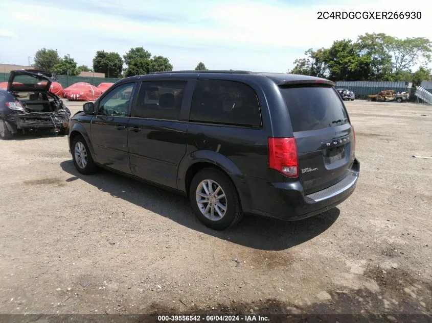 2C4RDGCGXER266930 2014 Dodge Grand Caravan Sxt