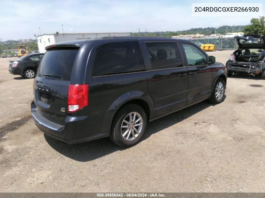 2C4RDGCGXER266930 2014 Dodge Grand Caravan Sxt