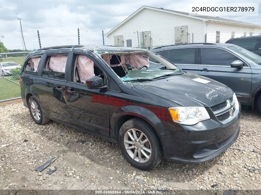 2014 Dodge Grand Caravan Sxt VIN: 2C4RDGCG1ER278979 Lot: 39565954