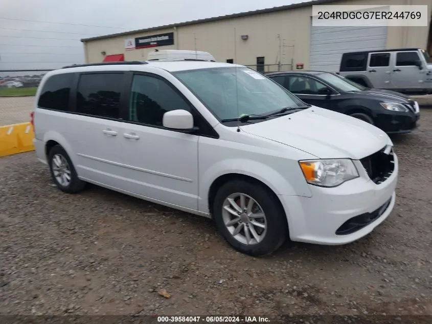 2C4RDGCG7ER244769 2014 Dodge Grand Caravan Sxt