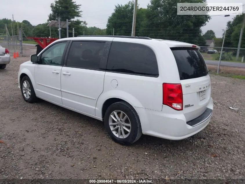 2C4RDGCG7ER244769 2014 Dodge Grand Caravan Sxt