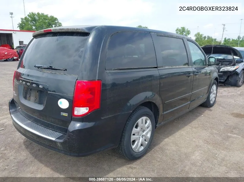 2C4RDGBGXER323824 2014 Dodge Grand Caravan American Value Pkg/Se/Se 30Th Anniversary