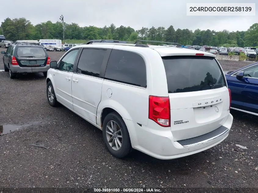 2014 Dodge Grand Caravan Sxt 30Th Anniversary VIN: 2C4RDGCG0ER258139 Lot: 39591050