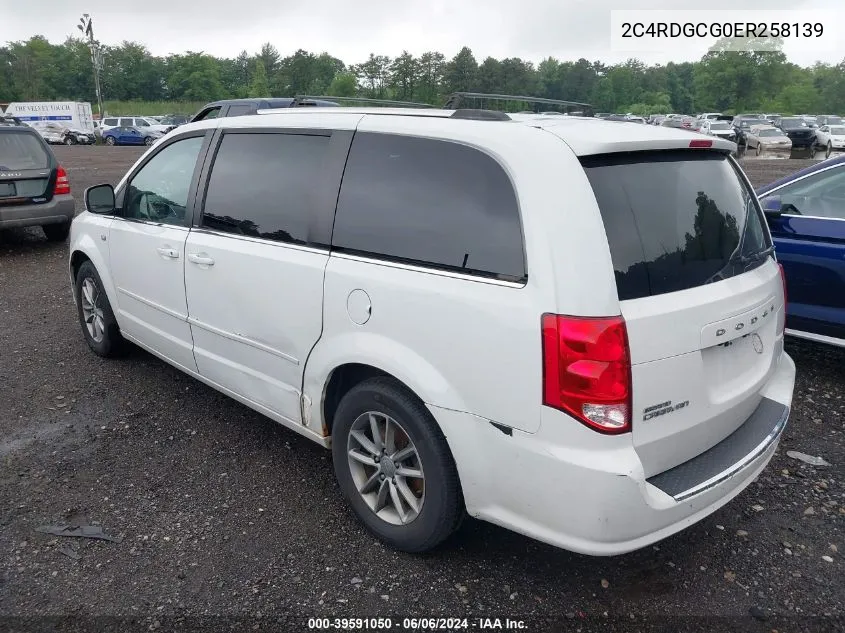 2014 Dodge Grand Caravan Sxt 30Th Anniversary VIN: 2C4RDGCG0ER258139 Lot: 39591050