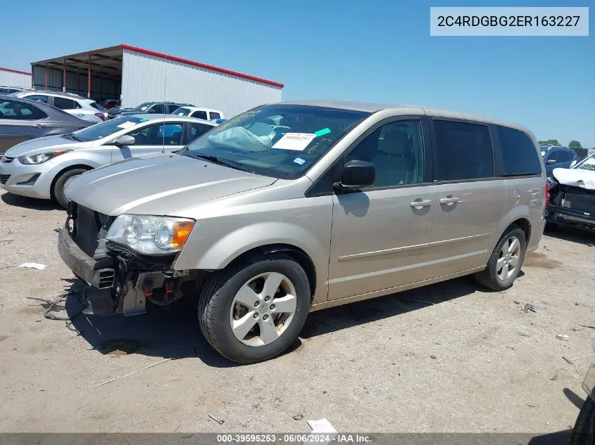 2C4RDGBG2ER163227 2014 Dodge Grand Caravan Se