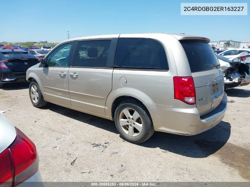 2C4RDGBG2ER163227 2014 Dodge Grand Caravan Se