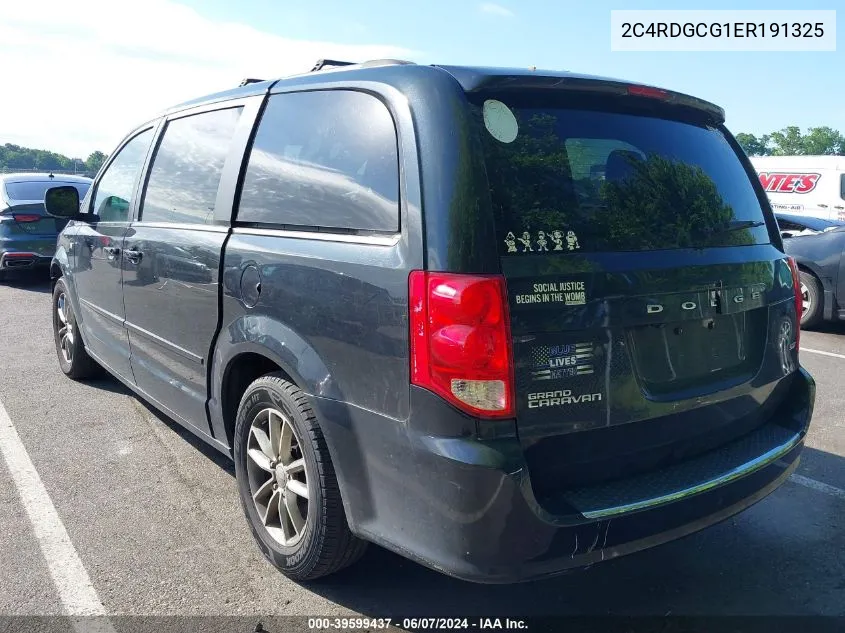 2C4RDGCG1ER191325 2014 Dodge Grand Caravan Sxt