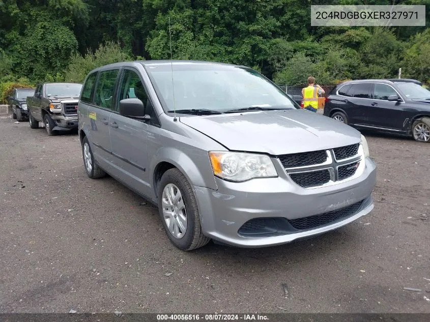 2C4RDGBGXER327971 2014 Dodge Grand Caravan Avp/Se