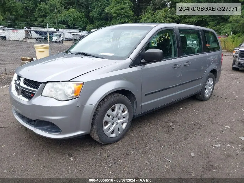 2C4RDGBGXER327971 2014 Dodge Grand Caravan Avp/Se