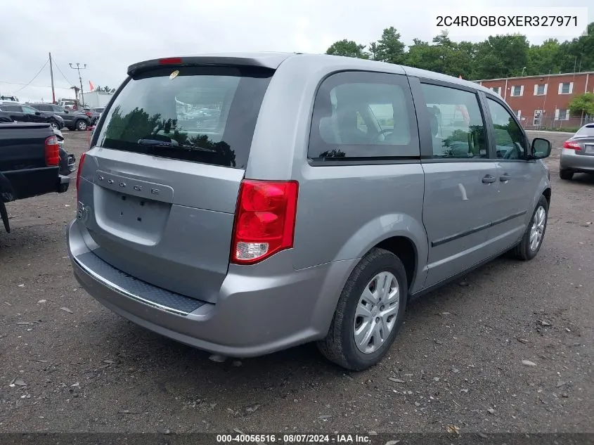 2C4RDGBGXER327971 2014 Dodge Grand Caravan Avp/Se