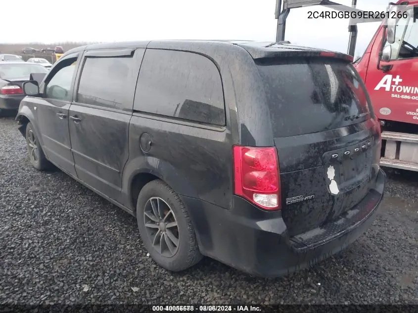 2C4RDGBG9ER261266 2014 Dodge Grand Caravan Avp/Se