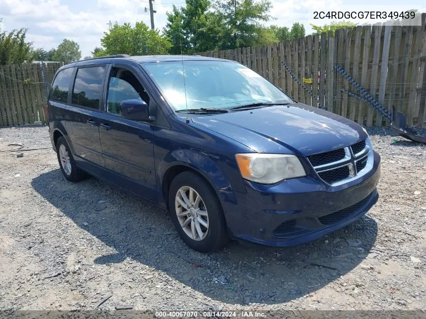 2C4RDGCG7ER349439 2014 Dodge Grand Caravan Sxt