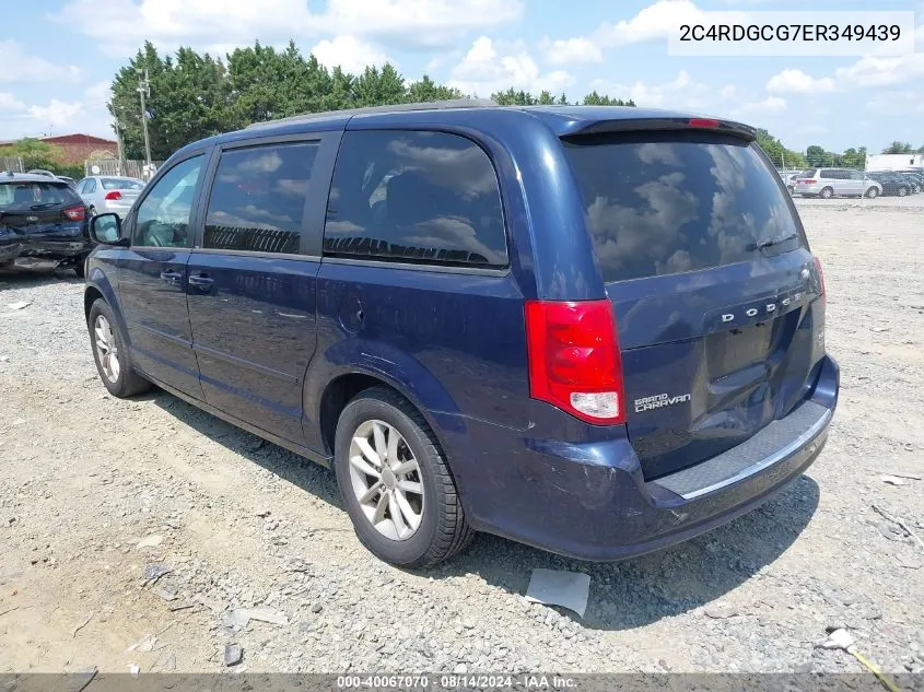 2C4RDGCG7ER349439 2014 Dodge Grand Caravan Sxt