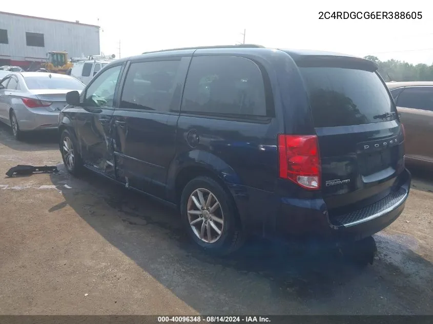 2C4RDGCG6ER388605 2014 Dodge Grand Caravan Sxt