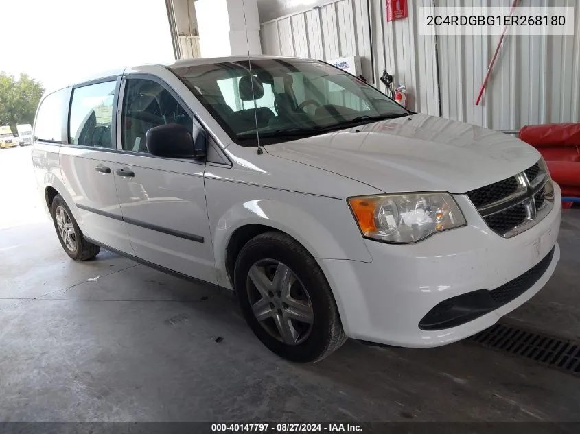 2014 Dodge Grand Caravan American Value Pkg VIN: 2C4RDGBG1ER268180 Lot: 40147797