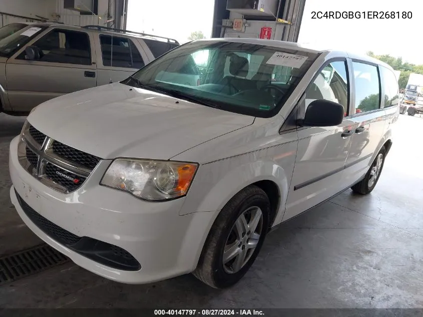 2014 Dodge Grand Caravan American Value Pkg VIN: 2C4RDGBG1ER268180 Lot: 40147797