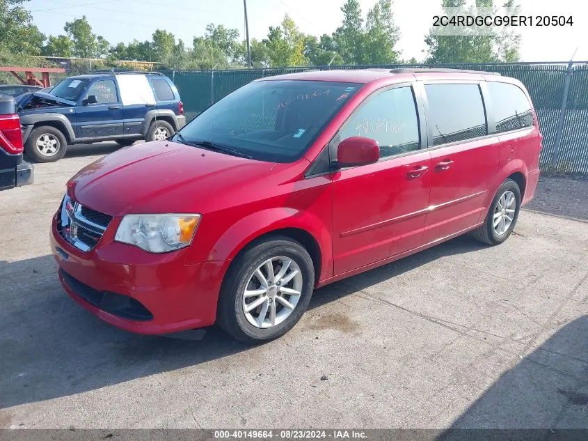 2C4RDGCG9ER120504 2014 Dodge Grand Caravan Sxt