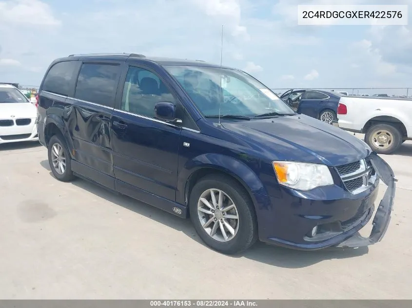 2C4RDGCGXER422576 2014 Dodge Grand Caravan Sxt 30Th Anniversary