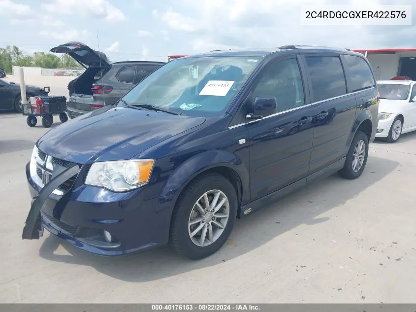 2014 Dodge Grand Caravan Sxt 30Th Anniversary VIN: 2C4RDGCGXER422576 Lot: 40176153